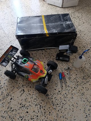 2 Coches Teledirigidos Gasolina con Accesorios