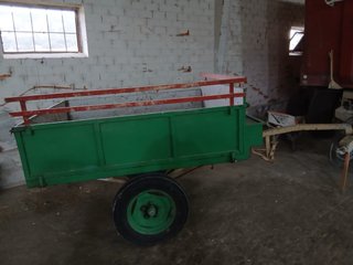 Carro remolque para motocultor