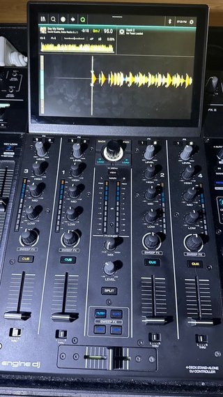 Denon Prime 4+ con Flightcase Zomo y Protector