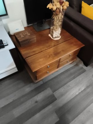 Mesa de Centro Baúl de Madera Maciza