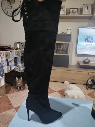 Botas altas negras