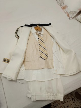 Traje de Comunión de Niño Estilo Marinero Talla 12