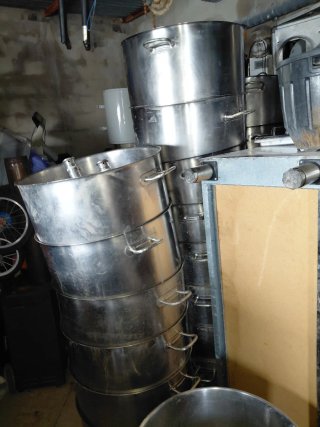 Ollas Industriales de Acero Inoxidable 62x32
