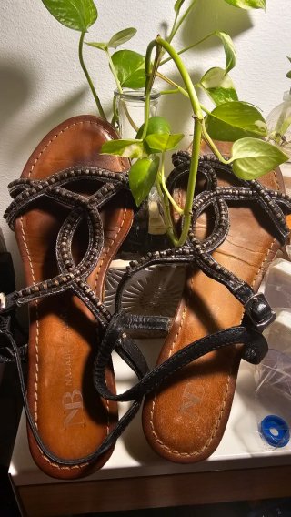 Sandalias NB Piel Talla 37