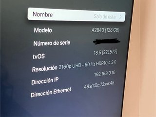 Apple TV 4K 128GB Wifi + Ethernet (3ª generación)