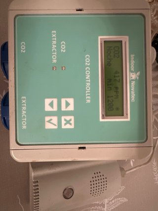 Controlador CO2 Indoor Novatec