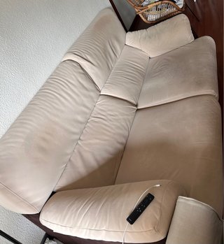 Sofa 3 plazas color beige