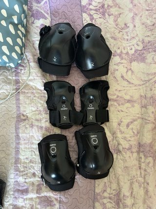 Set 3 protecciones Oxelo Talla S