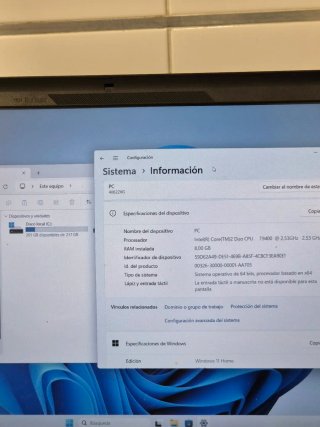 Portátil Lenovo T9400 8GB SSD Windows 11