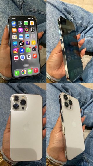 iPhone 13 Pro Max 128GB Plata se entrega con caja