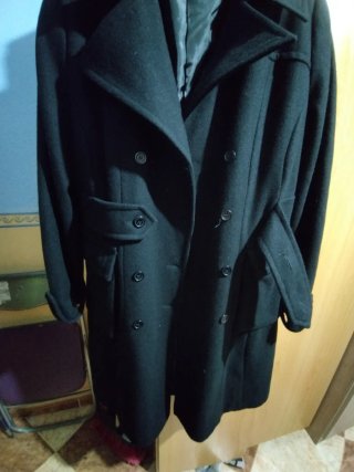Chaquetón de paño Tex negro talla L