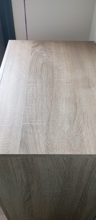Cómoda Sinfonier de Madera acabado roble y grafito