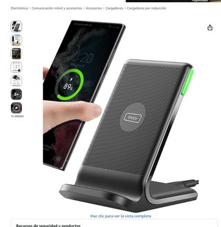 Cargador Inalámbrico INIU 15W