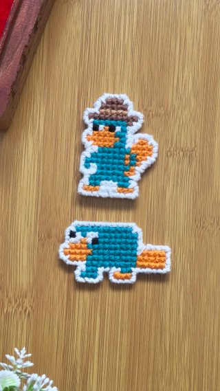 Pixel Art Perry el Ornitorrinco