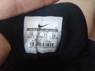 Zapatillas Nike Negras y Azules