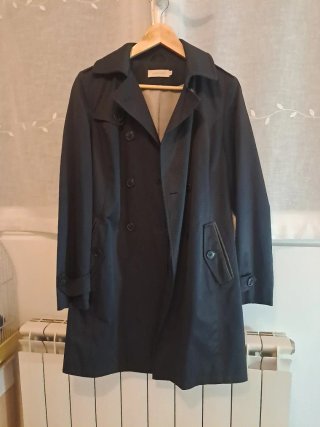 Gabardina azul oscuro Talla S