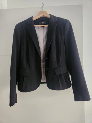 Blazer H&M Negro Mujer
