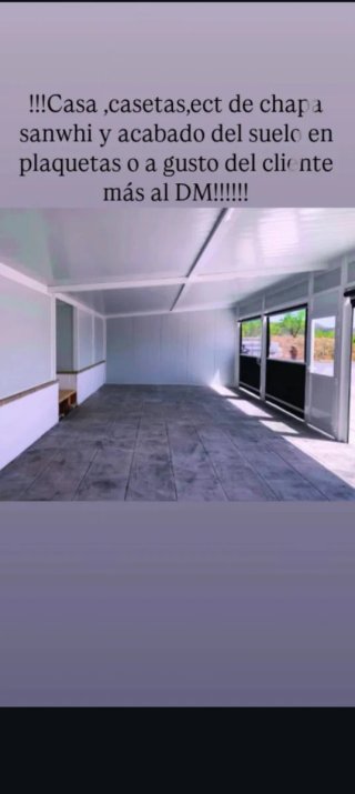 Casa prefabricada de panel sándwich