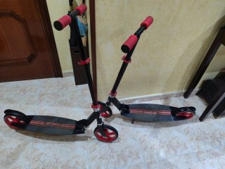 Patinete plegable con patilla a partir de 7 años