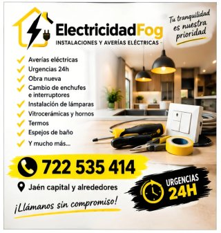 Electricista Jaen y alrededores