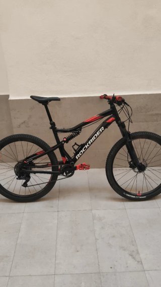 Bicicleta Rockrider ST 530s Modificada