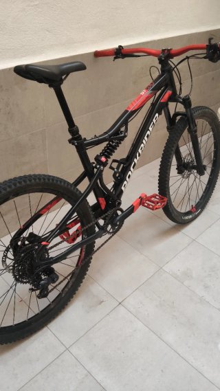 Bicicleta Rockrider ST 530s Modificada