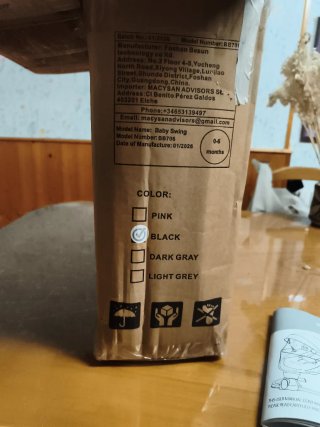 Hamaca Eléctrica Bebé Columpio BB706