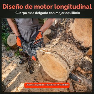 Motosierra Eléctrica Dnipro-M 2400W, Espada 40 cm