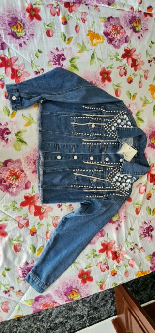 Chaqueta Vaquera con Pedrería