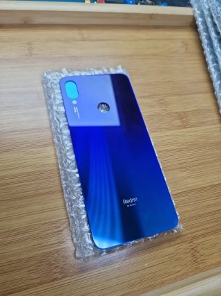 Cover posteriore in vetro Xiaomi Redmi Note 7 Blu