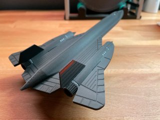 Maqueta Avión SR-71 Kit Tarjeta
