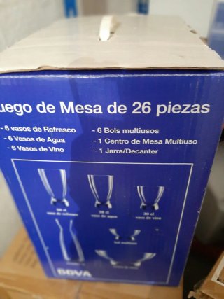 Juego de mesa 26 piezas Mikasa kwark BBVA