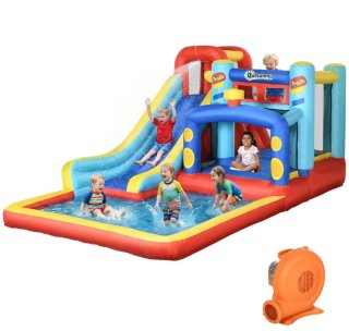 .Castillo Inflable de 3-8 Años con Soplador Tobogá