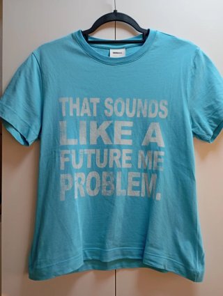 Camiseta Turquesa con Frase