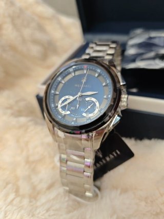 Reloj Maserati Azul y Plateado