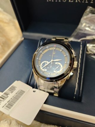 Reloj Maserati Azul y Plateado