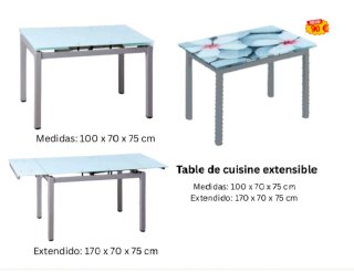 Mesa de Cocina Extensible