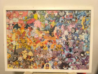 Puzzle Pokémon 1000 piezas con marco