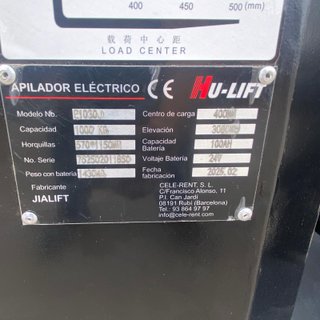 Apilador eléctrico HU-LIFT E10SD