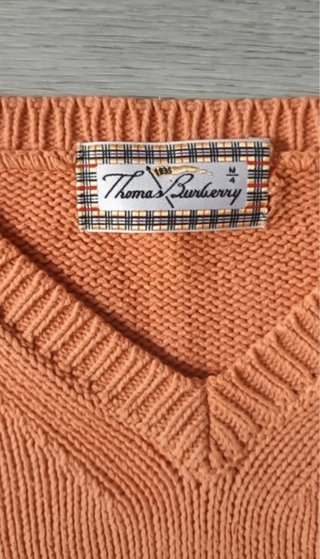 Jersey de punto Burberry naranja