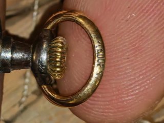 Reloj Bolsillo Acero Chapado Oro Antiguo