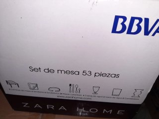 Set de mesa 53 piezas Zara Home BBVA