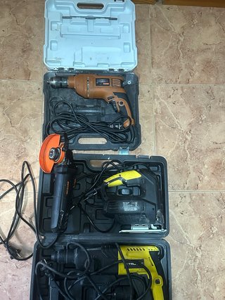 Lote de 3 herramientas eléctricas