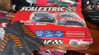 Scalextric C3 Rally Efecto Nieve + 2 Cruces