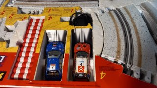 Scalextric C3 Rally Efecto Nieve + 2 Cruces
