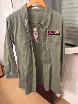 Vestido militar verde Talla L