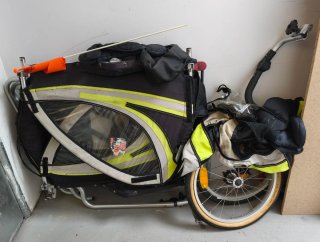 Remolque Ebike co para niños