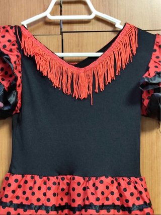 Vestido Sevillanas Niña Talla 8-10 Años