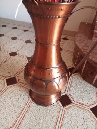 Anfora decorativa in rame