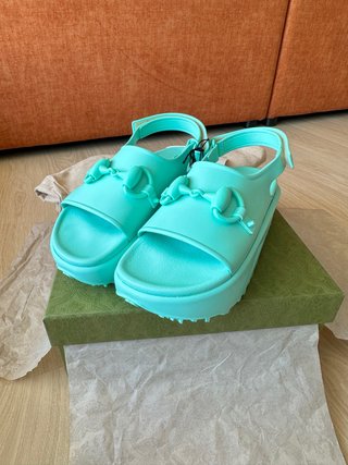 Sandalias Gucci Teal